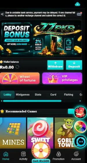 77pkr game